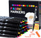 30 Fabric Markers Pens Set, 30 Colors Art Markers Set, Non Toxic, Indelible and Permanent Fabric Paint, Textile Marker Pen for T-shirt Fabric Bags...
