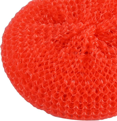 uxcell Plastic Kitchen Dish Pot Pan Mesh Scouring Washing Cleaning Scrubber Pad 5pcs Red...