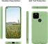 ABITKU Compatible with Google Pixel 5 Case,Slim Silicone Gel Rubber Case Cover (with Microfiber Lining) Full Body Shockproof Design for Google Pix...