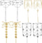 4 Pairs Barefoot Sandals Foot Jewelry Beach Summer Tassels Anklet Chain Bracelet Wedding Multi Chain Boho Coin Anklet Bracelet for Women Girl Acce...