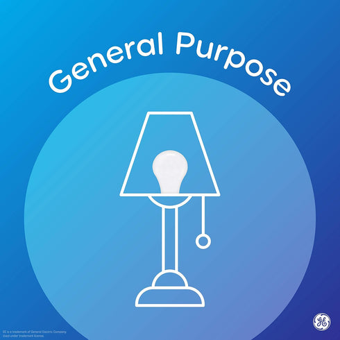 GE Basic LED Light Bulbs, 60 Watt, Daylight, A19 (4 Pack)...