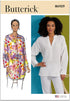 Butterick Misses’ Loose-fitting Top and Tunic Sewing Pattern Kit, Design Code B6929, Sizes 18-20-22-24-26...