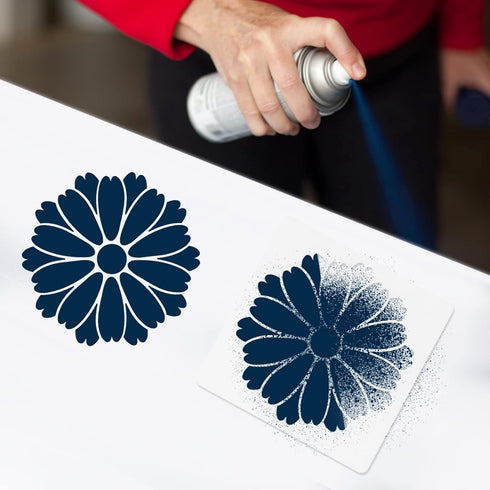 36 Sheets Flower Stencils for Painting on Wood, Sunflower Butterflies Bird Leaf Stencils Templates for Painting, Reusable Plastic Stencils for Pai...