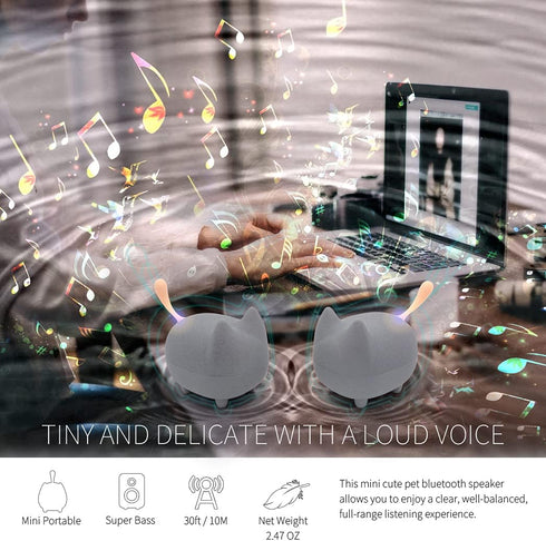 2Pack TWS Portable Bluetooth Speakers Pair, Mini Wireless Speakers with Clarity Stereo, Built-in Mic, Super Bass, Powerful Rich Room-Filling Sound...