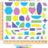 ARTshapes 840 pc Creative Paper Shapes Pack with 70+ Idea Guide - US Made Card Stock - Punch Out Funky DIY Craft Supplies for Whimsical Art Design...