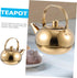 1pc Stainless Steel Pot Whistling Tea Kettle Stainless Steel Tea Pots Portable Stove Teapot for Stovetop Teapot with Infuser Water Boiler Filter W...