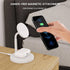 Techsmarter 2-in-1 Magnetic Wireless Charging Stand with 20W USB-C Wall Charger & 5ft USB-C Cable. Compatible with iPhone 12, 13, 14 and headphone...