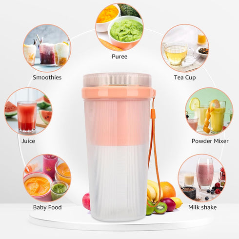 Blender Portable Blender Shakes And Smoothies Blenders Kitchen Personal Blender Mini Blender Small Blender Cup Personal Blender Smoothies...