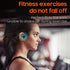 Bone Conduction Headphones Open Ear Headphones Bluetooth 5.2 Wireless Headphones Built-in Mic, Lightweight Sweatproof Sport Earphones Waterproof H...