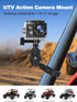 UTV Camera Mount for 1.75"-2" Roll Bars - Compatible with GoPro, Mevo Start & More - Easy to Install Action Camera Accessories on Polaris RZR, Can...