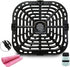 Air Fryer Grill Pan for Instants Vortex 2QT Mini Air Fryer Oven, Premium Air Fryer Grill Crisper Plate, Air Fryer Grate Grid with Rubber Tabs for ...