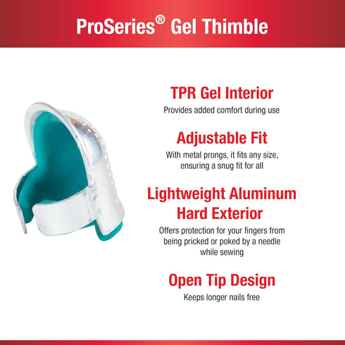 SINGER QuiltPro Grip N Rip Combo Set Seam Ripper and Thimble, 6-Inch...