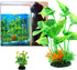 Fish Tank Accessories Aquarium Decorations Green Plants, 20pcs Green Fish Tank Decorations Plant, Fish Tank Decor, Aquarium Decor Plastic Plants, ...