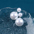 Vintage Pearl Ear Jacket Earrings Large Pearl Earrings Silver Front Back Earrings Double Side Pearl Stud Earrings Jewelry for Women and Girls...