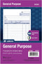 Adams General Purpose Unit Sets, 5.67 x 8.5 Inches, 2-Part, Carbonless, White/Canary, 100 Sets per Pack (NC2581)...