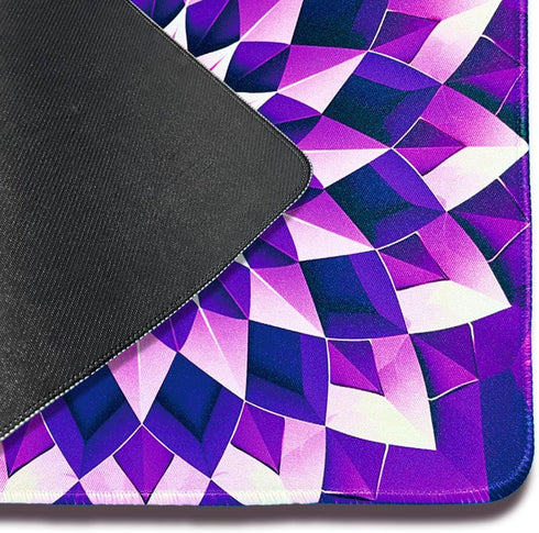 Computer Mouse Pad with Stitched Edge Comfortable Mouse Pads with Non-Slip Rubber Base, Purple, 8x10 inch...
