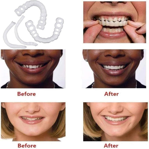 2 Pairs, Beautiful Smile,Nature and Comfortable?White?...