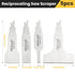 Sawzall scraper blade, Scraping Tool Attachment for Reciprocating Saws to remove linoleum, glue, vinyl flooring, self-adhesive tiles, glued carpet...