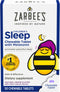 Zarbee's Kids 1mg Melatonin Chewable Tablet Drug-Free & Effective Sleep Supplement Easy to Take Natural Grape Flavor Tablets for Children Ages 3 a...