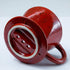 Asayu Japan Ceramic Coffee Pour Over Maker Set in Chrome Red, Slow Brewing Paper Filter Holder and Dripper with 3 Holes for Coffee and Tea (Coffee...