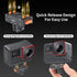 VRIG Ace Pro Quick Release Mount,Snap-On Magnetic 2 Prong Mount and 1/4 Thread Mount for Insta360 Ace Pro / Insta360 Ace...