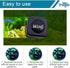 Aquarium Magnet Glass Cleaner, Magnetic Algaes Scrapers for 1/4 Inch Thick Small Glass Fish Tanks, Mini Cleaning Brush Scratch-Free Non-Slip Glass...