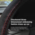 Microfiber Leather Steering Wheel Cover, Steering Wheel Covers with Anti Slip Grip Handle Improves Control, Universal Fit for Most Car Truck SUV, ...