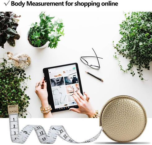 3m/120 Tape Measure Body Measuring Tape for Body Cloth Tape Measure for Sewing Fabric Tailors Medical Measurements Tape Dual Sided Retractable Rul...
