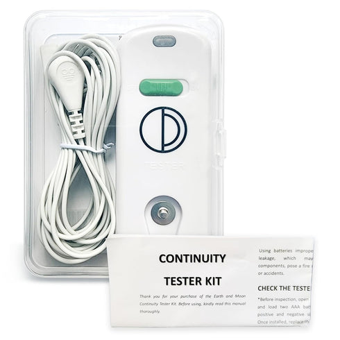 Grounding Continuity Tester for Earthing Products - Easy to Use Grounding Mat Tester with Green Light & Grounding Cord - Continuity Tester to Test...