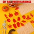 82pcs Halloween Earring Resin Molds, 10 Styles Resin Earring Molds with Earring Hook Silicone Resin Jewelry Molds Kit for DIY Earrings Keychain Je...