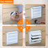 Beaquicy 6'' Louvered Dryer Vent Cover for Exterior Wall Vent Hood Outlet(Total Unit Size 8 x 8 Inches)