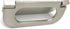 Recessed Type Furniture Wardrobe Drawer Pull Handle Silver Flat Cabinet Flush Ring Pull 2pcs...