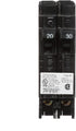 Siemens Q2030 One 20-Amp and One 30-Amp Single Pole 120V Circuit Breaker...