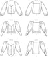 McCall's M8181A5 Misses Prairie Puff Sleeve Peasant Top Sewing Patterns Kit, Design Code M8181, Sizes 6-14...