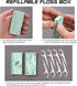 Dental Floss in Box. Portable Case, Storage 10 Picks Adult The Best Tool for Cleaning Teeth and Oral Care is Perfect for Dinners, Dating, Travel, ...
