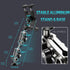 Aluminum Heavy Duty Drill Base Tablet Holder Car Mount Dashboard, 14.2“ Long 360°3-Stage Metal Stand Bracket for 4.7-12.9" iPad Pro/Air/Mini/Samsu...