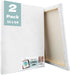 ArtSkills Stretched Canvases for Painting, 11x14 Canvas Painting Supplies for Artists, Blank Canvas Pack, 2-Pack...