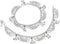 Efulgenz Silver Tone Indian Jewelry Anklets for Women Indian Bollywood Wedding Bridal Anklet Crystal Tassel Chain Bell Charms Anklet Set Bracelet ...
