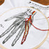 Mr. Sci Science Factory DIY Blood Vessel Embroidery Kit, Including Embroidery Cloth with 2 Pattern on Fabric, Embroidery Hoop, Color Threads and T...