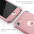 ORETECH Compatible with iPhone 7/8 Case, with 2 Pack HD Screen Protector 360° Full-Body Silicone Soft TPU Hard PC Protective Bumper Phone Case Cov...