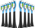 Replacement Toothbrush Heads 8 Pack for AquaSonic Black Series for Vibe Series Black Series pro, and for Duo Series pro Electric Toothbrush,Balck...