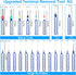 41Pcs Terminal Removal Tool Kit, Upgraded Blue Pin Removal Tool Kit, Electrical Connector Pin Removal Tool Kit, Pin Extractor Tool Set, Wire Termi...
