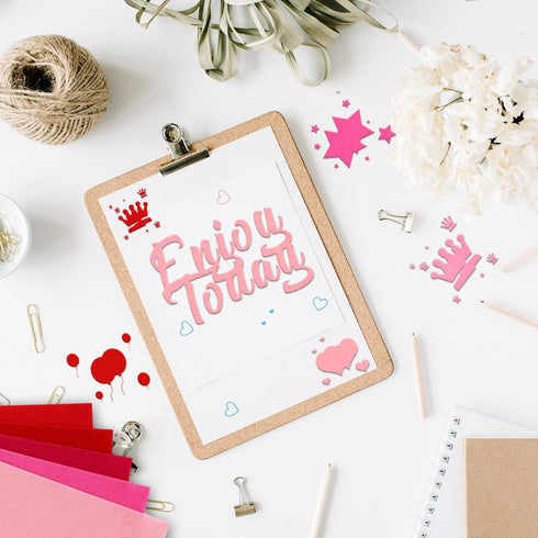 Whaline 18Pcs Red Pink Felt Fabric Sheets Assorted Soft Thick Craft Felt Pack for Valentine's Day DIY Craft Sewing Patchwork Art Projects, 7.9 x 1...