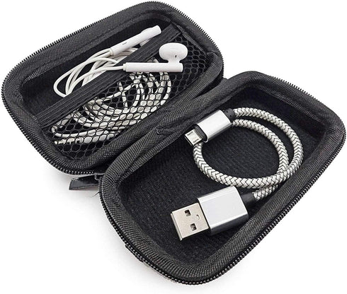 USB Flash Drive Case Bag, EVA Shockproof, Pressure Proof and Waterproof Hard Carrying Travel Case Bag for USB Cable, Earphones, Memory Cards, U Di...