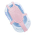Adjustable Baby Bath Tube Support Mesh Net Soft Breathable Infants Shower Pad Newborn Bathing Mat 5-Point Anti-Slip Bathtub Seat with Sponge Cushi...
