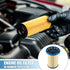 Engine Oil Filter No.7P6127177A with O Ring Oil Filter for Volkswagen Touareg 3.0L Plastic Paper Black...