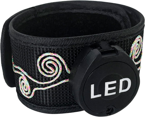 Luwint Led Light Up Armband, Glow in The Dark Wristband Safety Walking Running Gear at Night (1 Piece, 3 Modes)...