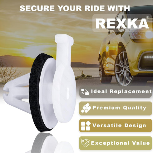 Rexka 20 pcs Pillar Retainers with Sealer for Land Rover LR034389 LR053837 Discovery LR4 Range Rover Sport...