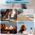 Foldable Mini Portable Fan, 5 in 1 Design, 3000mAh Rechargeable Battery, 4 Speed Adjustable Wind Speed, Suitable for Travel, Outdoor, Camping, Car...