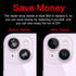 2PCS ASDAWN Back Rear Camera Lens Glass Replacement for iPhone 14 and 14 Plus Camera Glass Lens Replacement with Pre-Installed Adhesive + Repair T...